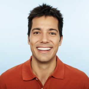 man smiling